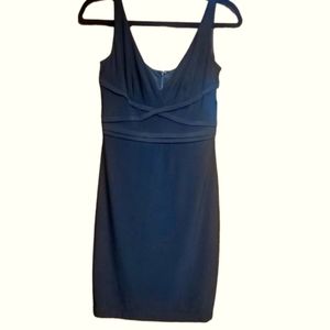 Laundry  NWT by Shelli Segal Women's Dress Slinky Sleeveless  V Neck LBD, SIZE 2
